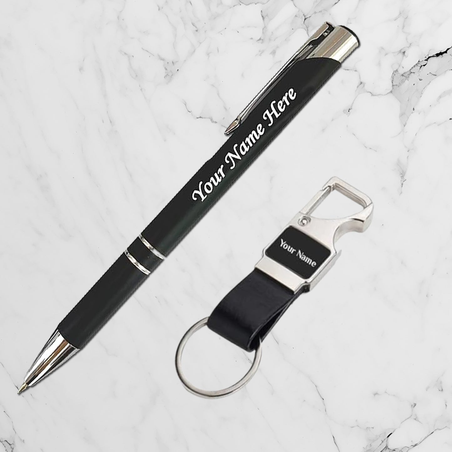 Personalized Pen & Keychain set