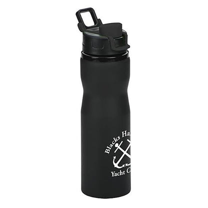BLACK  Insulated Personalised Bottle