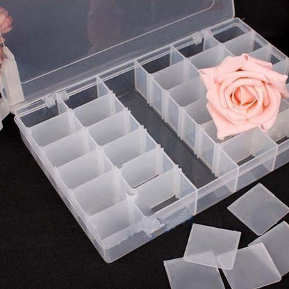 Multipurpose Plastic Storage Box with Removable Dividers