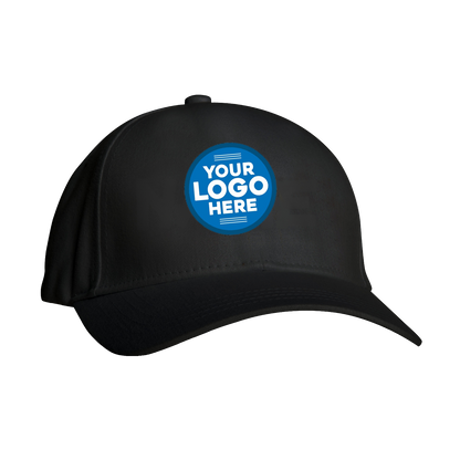 Your Logo Black Cap | Pack of 10