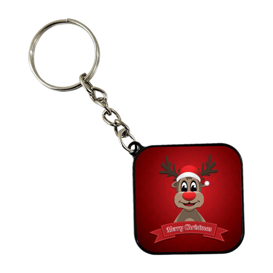 Deer Merry Christmas Keychain