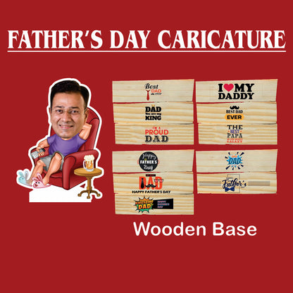 Personalized Caricature For Father | F05