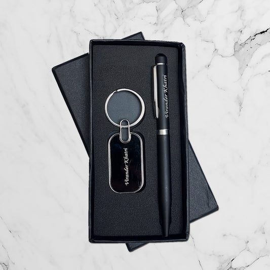 Black Pen & Keychain