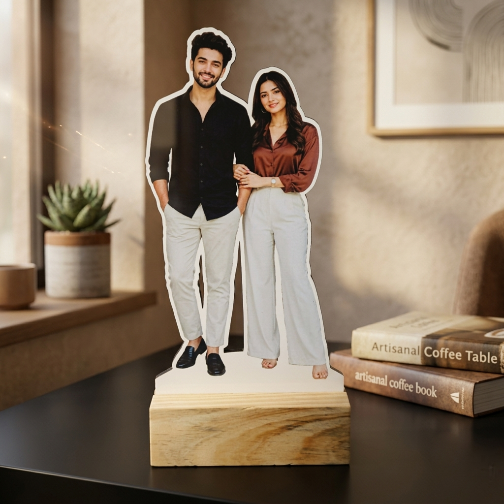 Personalized Wooden Cutout 8X6 Inches