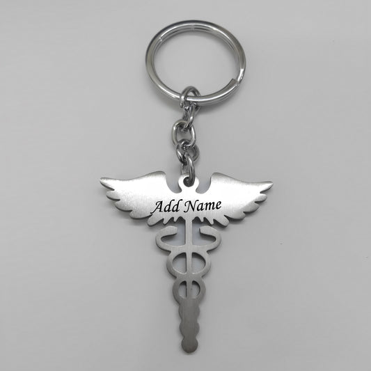 Stainless Steel Doctor Keychain