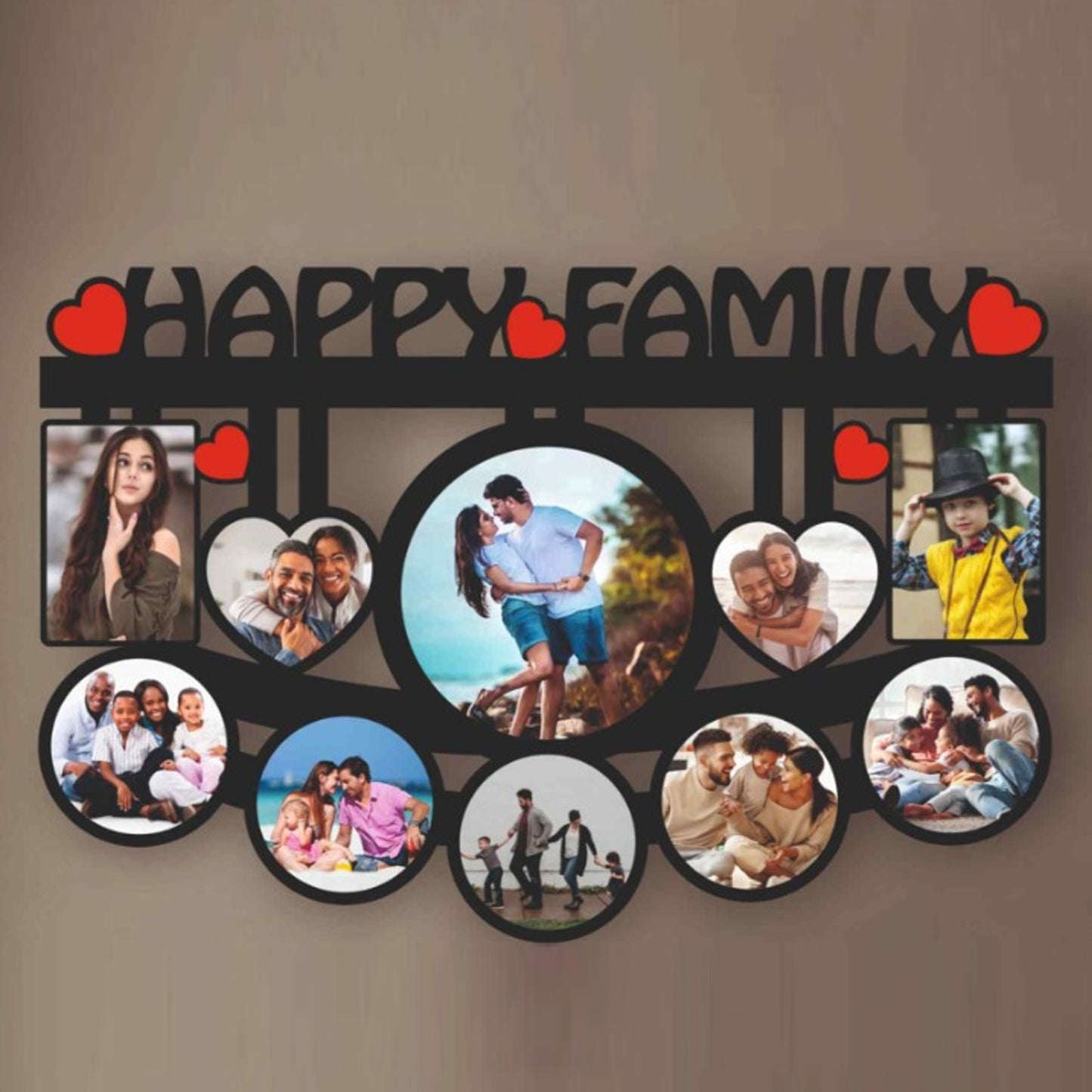 Happy Family Wall Frame