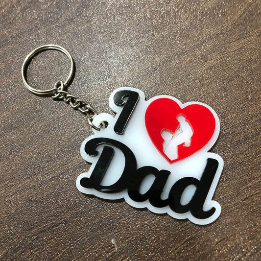 I Love Dad keychain | K01