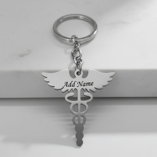 Stainless Steel Doctor Keychain