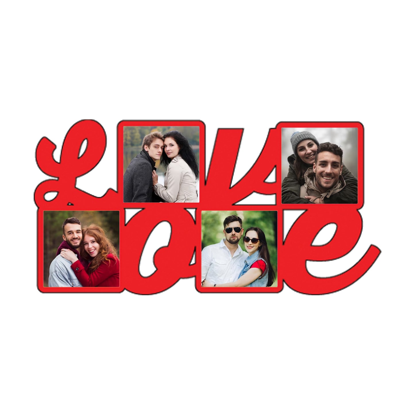 LOVE Frame 8x15 inches | Red