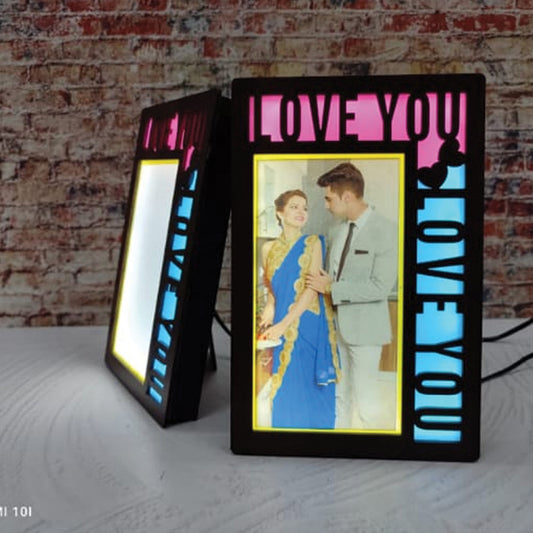 LED Love You Frame