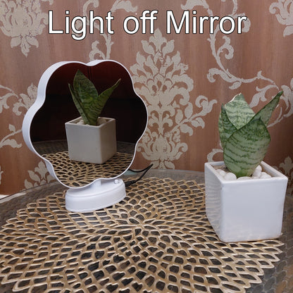 Magic Mirror Flower Shape Frame