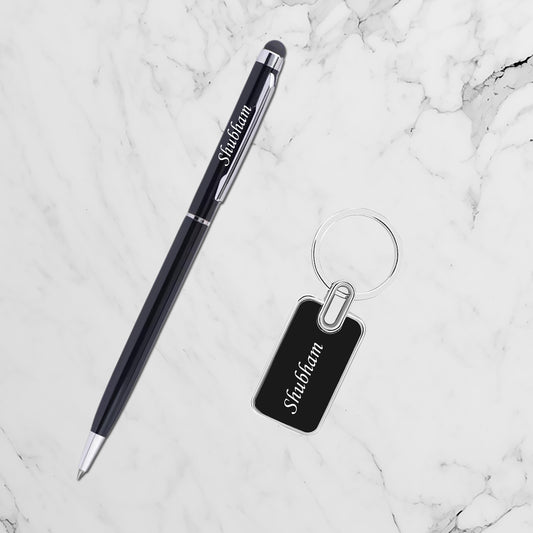 Personalized stylus Pen with Keychain
