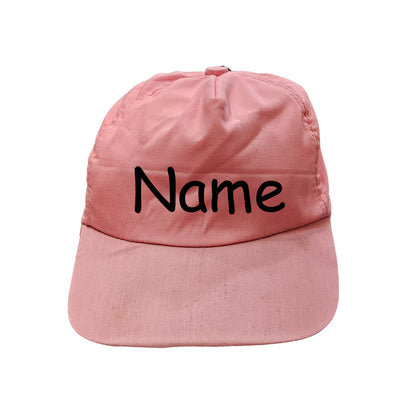 Your Name/Text | Pink Printed Cap