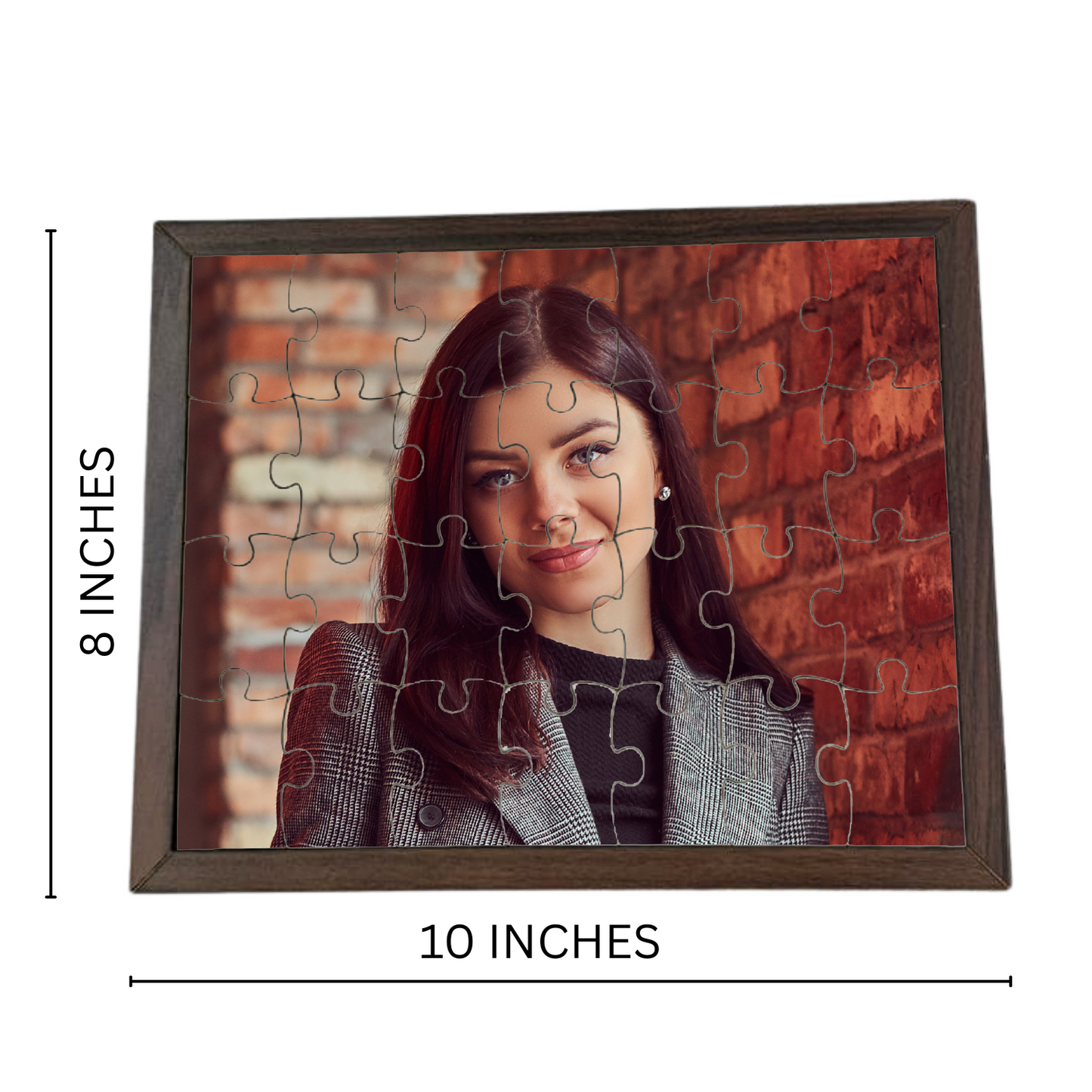 Personalized Rectangular Puzzle Frame