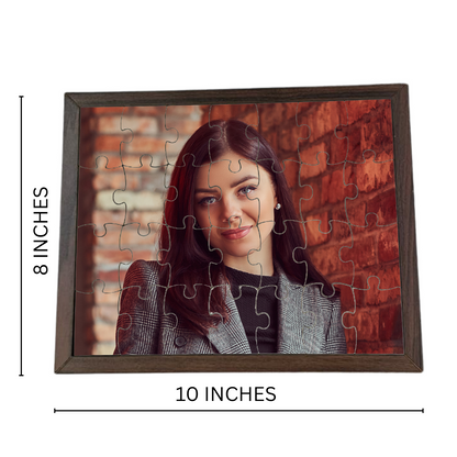 Personalized Rectangular Puzzle Frame