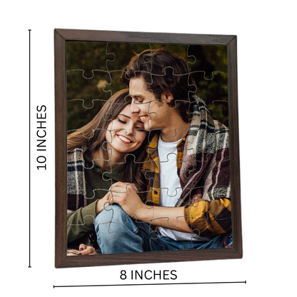 Personalized Rectangular Puzzle Frame