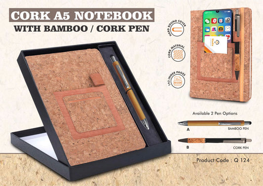 Cork A5 Notebook