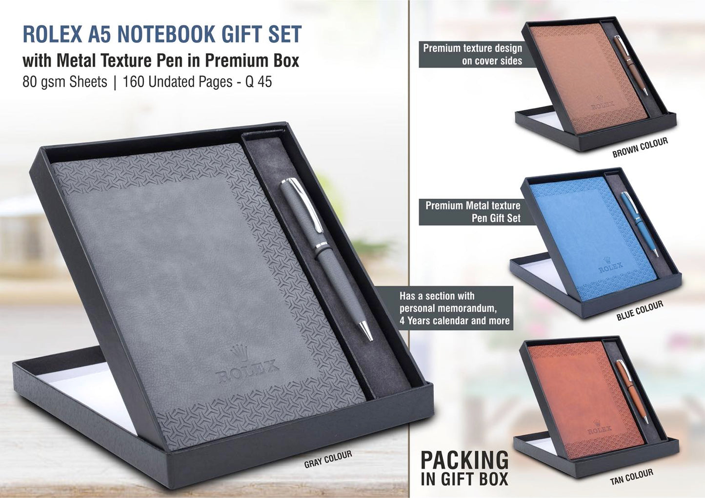 A5 Notebook & Pen | Gift Set
