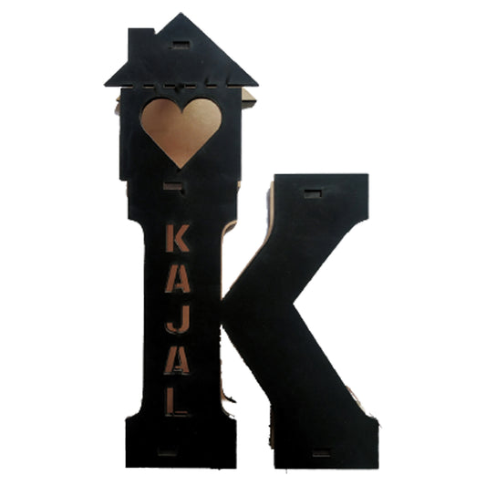 LED wooden name/letter Lamp | 12 inches
