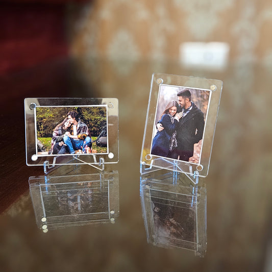Acrylic Magnetic Photo Frame - Pack of 2