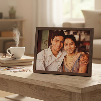 Personalized Rectangular Puzzle Frame