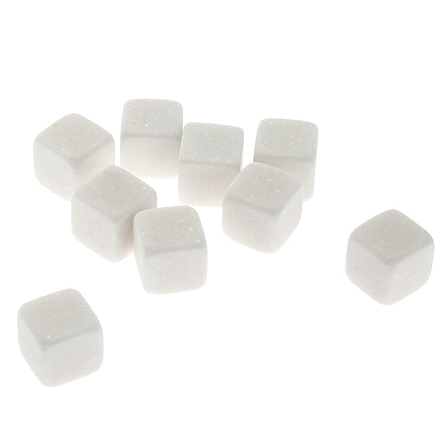 Whiskey Stones Set of 9 pcs with Velvet Bag | Chilling Rocks Drinks Cooler Cubes | Reusable Drink Chilling Cubes