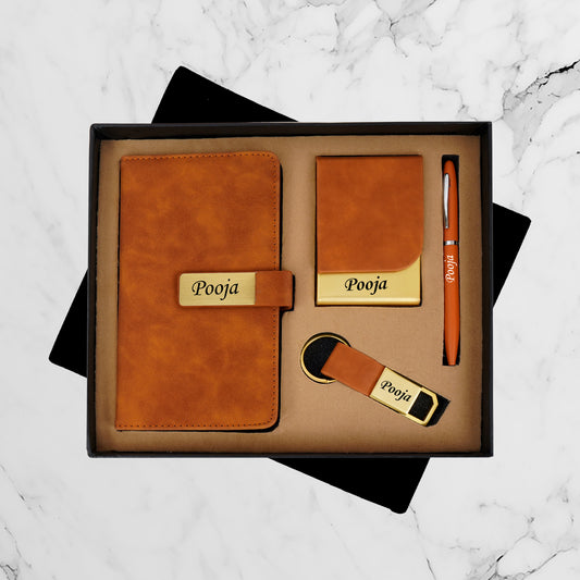 Set of 4 Gift set | Tan