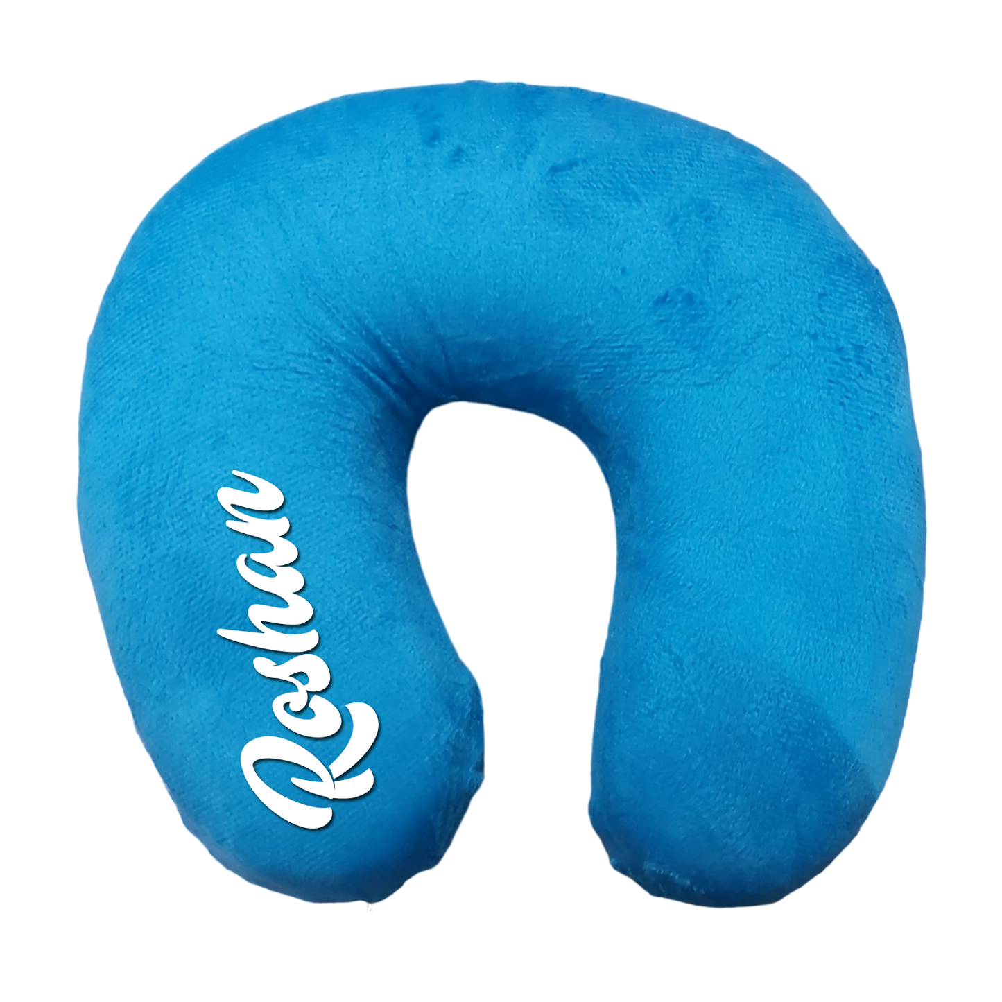 Royal Blue Foam U Shape Neck Pillow (Blue)