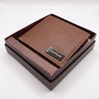 Personalized Brown Name Wallet (Men's)