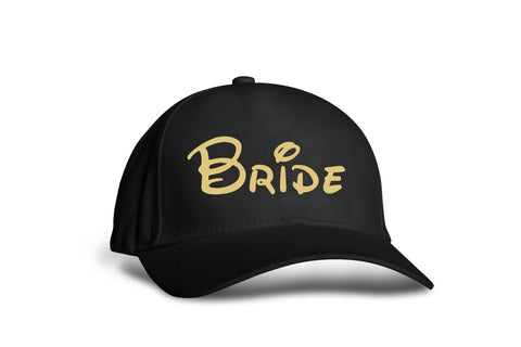Bride | Black Printed Cap