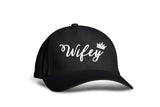Wifey | Black Printed Cap