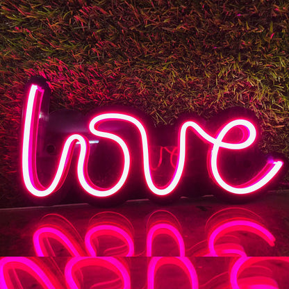 Love neon sign 6x12 inches