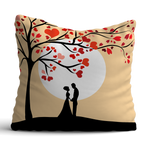 Couple holding hands 12x12 Cushion with filler