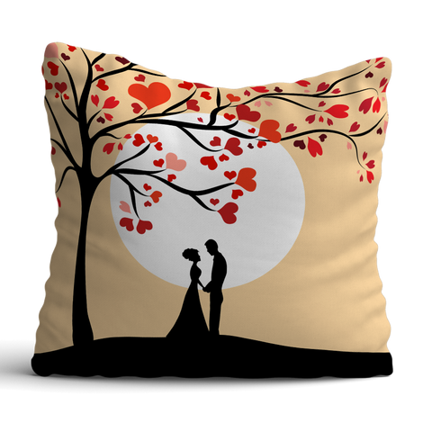 Couple holding hands 12x12 Cushion with filler