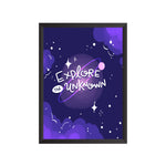 Explore the Unknown Wall Frame | PF029