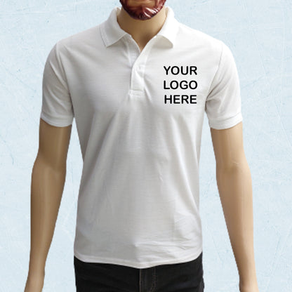 CUSTOMIZED POLO T-SHIRT | WHITE