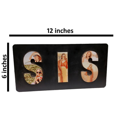 Personalized SIS Frame 6X12 inches | Gifts for sister