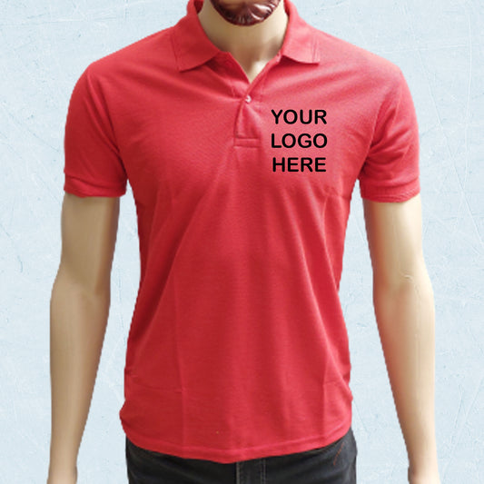 CUSTOMIZED POLO T-SHIRT | RED