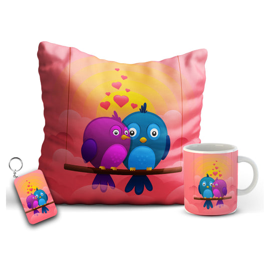 Birds in Love printed Gift Combo