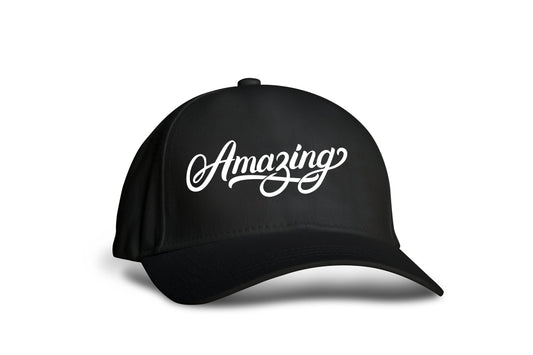 Amazing | Black Printed Cap