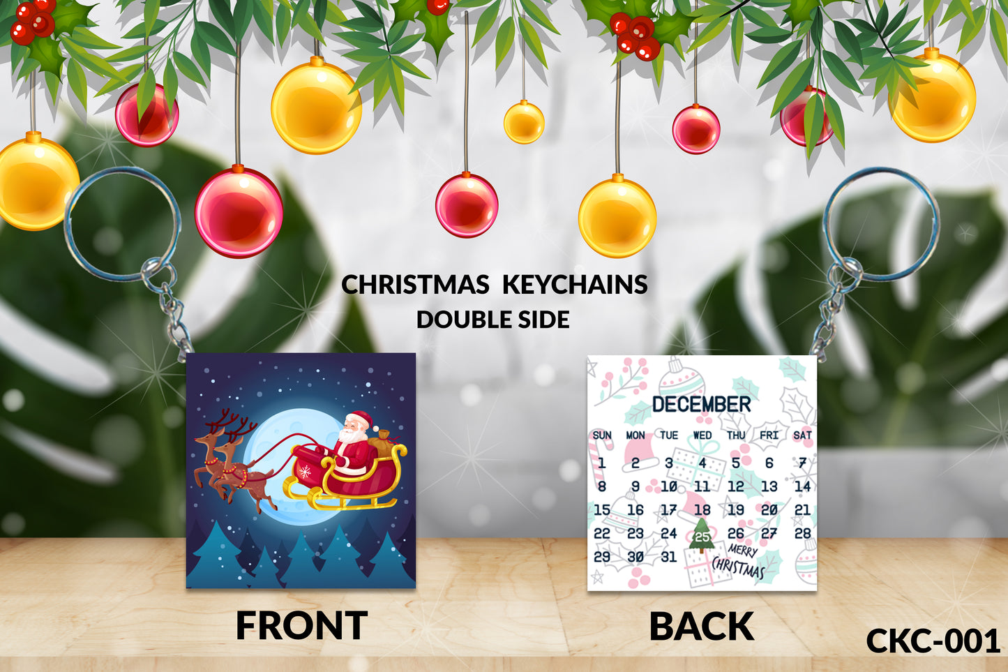 Christmas Calendar Keychain | CKC001