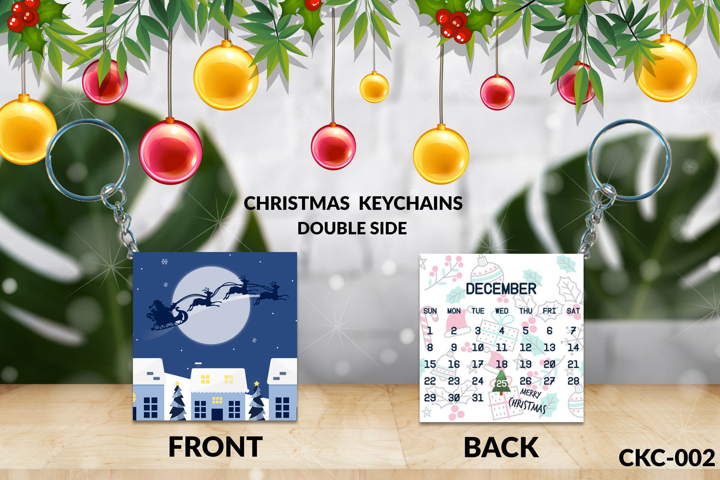 Christmas Calendar Keychain | CKC002