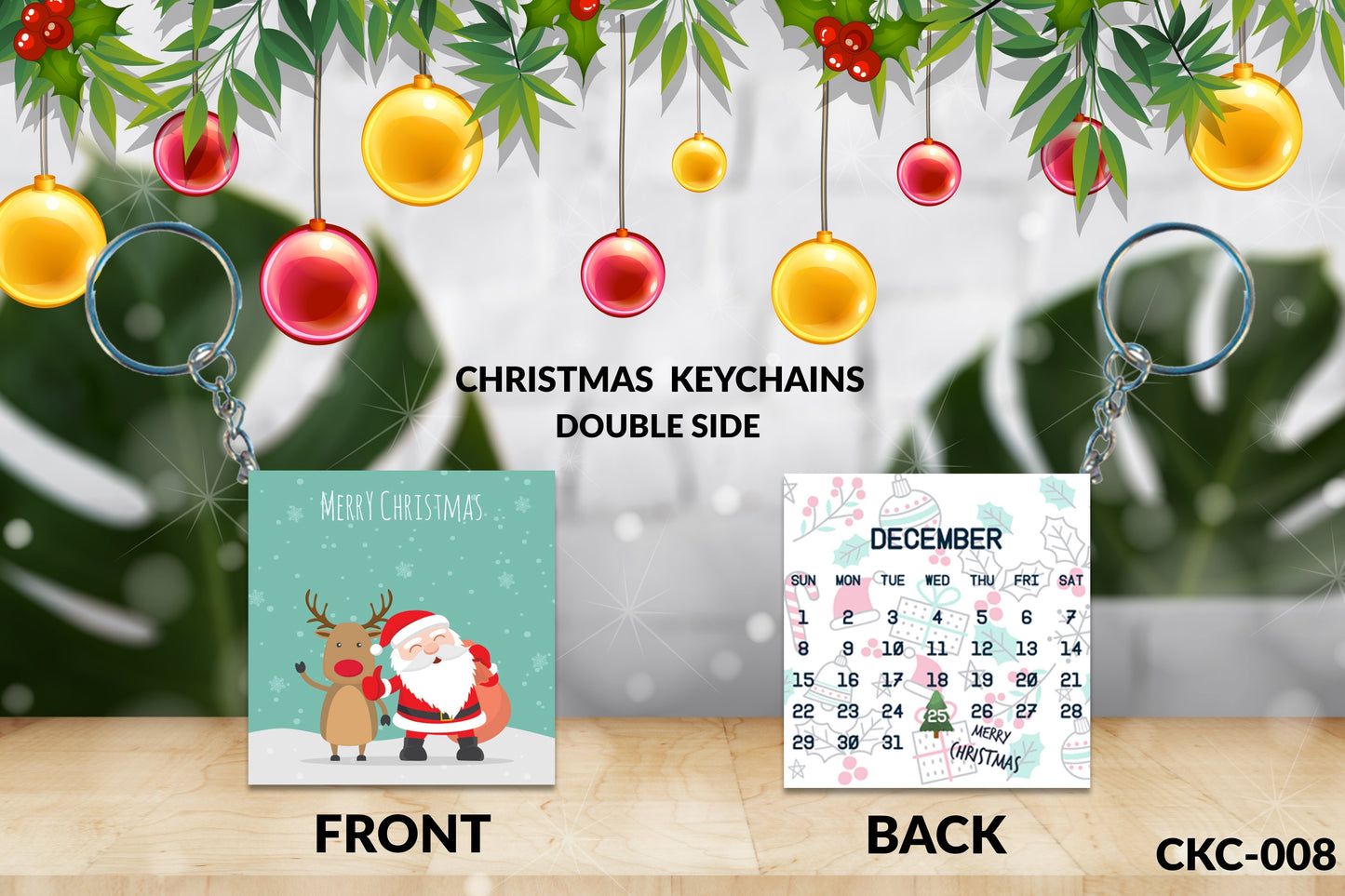 Christmas Calendar Keychain | CKC008