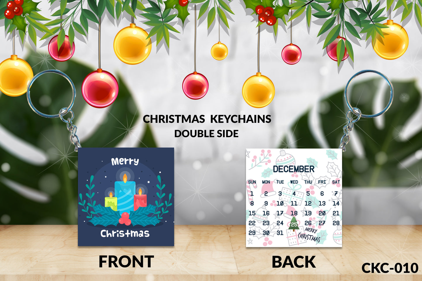 Christmas Calendar Keychain | CKC010