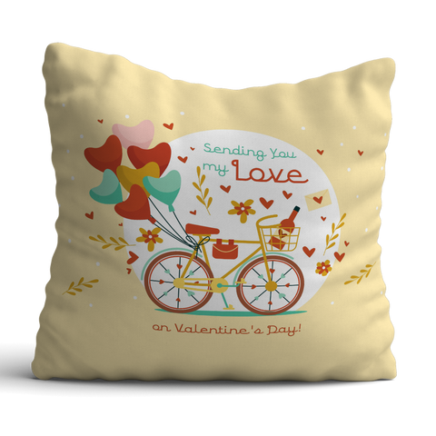 Sending you Love 12x12 Cushion with filler