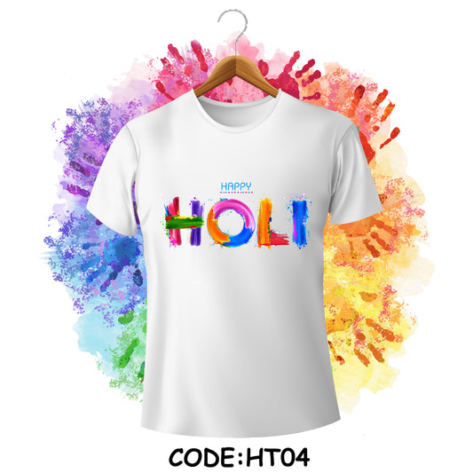 Holi T-shirt Design Code - HT04