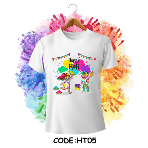 Holi T-shirt Design Code - HT05