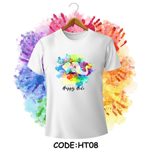 Holi T-shirt Design Code - HT08