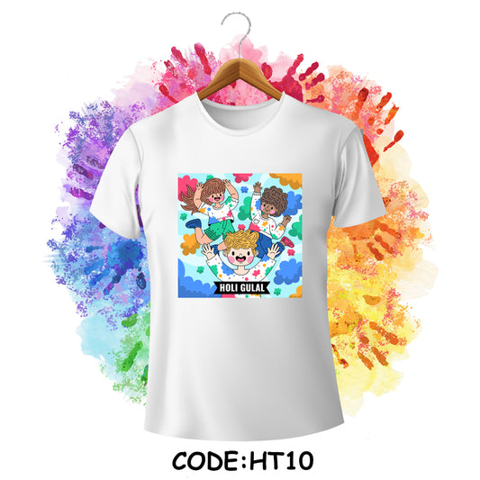 Holi T-shirt Design Code - HT10