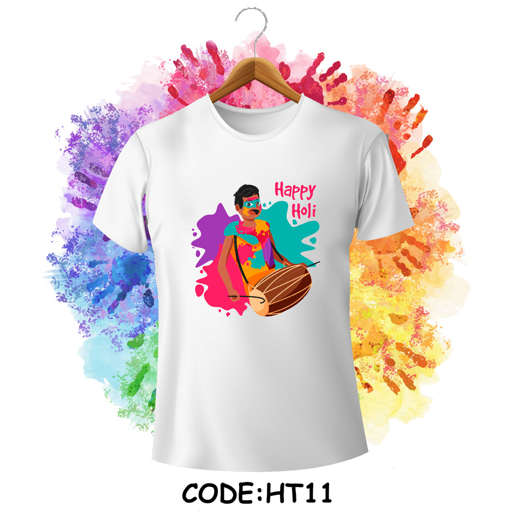 Holi T-shirt Design Code - HT11